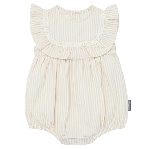 Modern Moments by Gerber Baby Girls Ruffle Bodice Bubble Romper