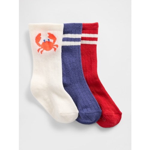 Baby First Favorites Crew Socks (3-Pack)