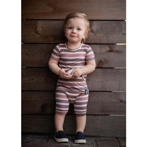 Front Opening Ready Set Romper® Shortie Romper in Desert Horizon