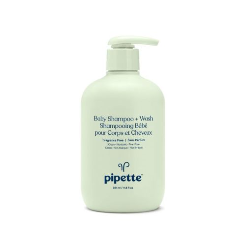 Pipette Baby Shampoo + Wash Fragrance Free - 11.8 Fl Oz