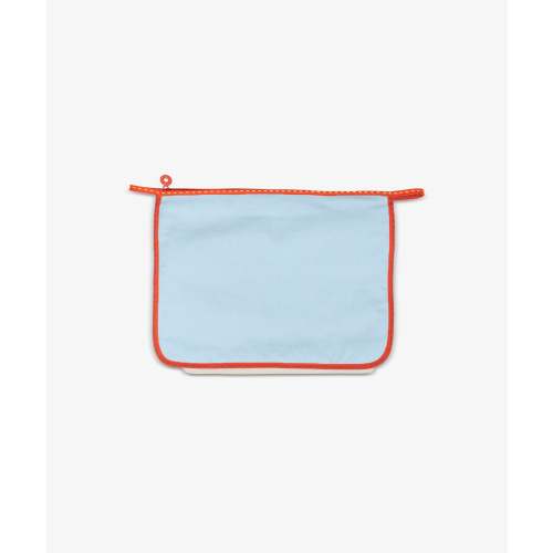 Large Zip Bag, Warm Color Block