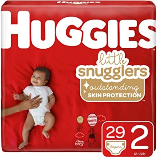 Huggies Little Snugglers Baby Diapers, Size 2, 29 Ct