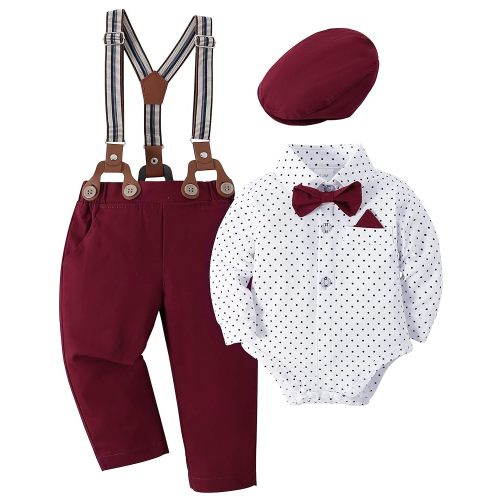 SANMIO Baby Boy Clothes 0-24M Baby Boy Suits 4pcs Baby Boys Baptism Easter Outfits Baby Christmas Clothes
