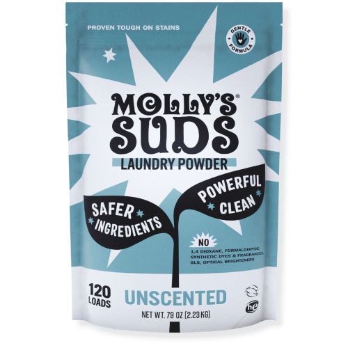 Molly's Suds, Laundry Powder, 120 Loads, Unscented