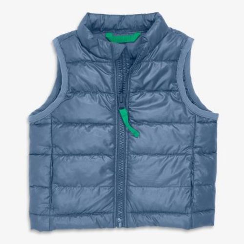Primary Baby Lightweight Puffer Vest In Dusk Size 6-12 Months