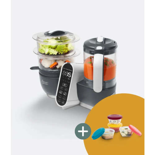 Duo Meal Station Baby Food Maker + 4 Free Food Containers