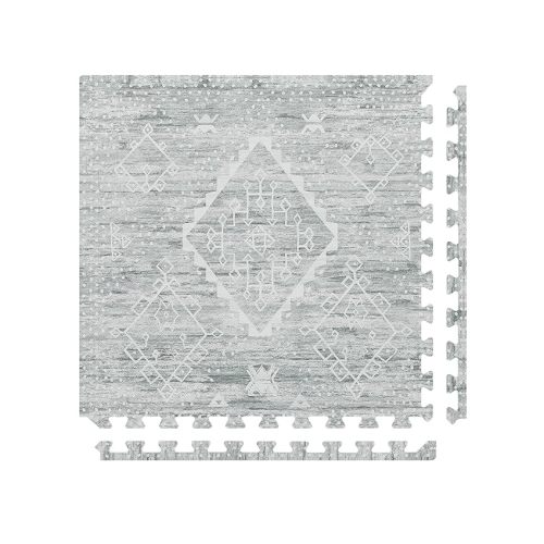 Baby Play Mat – 4x6 Willow Ula – Set of 6 Tiles – Cushioned EVA Foam Play Mat for Floor, Soft Interlocking Baby Crawling Mats for Hard Floors