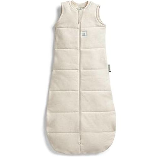 ergoPouch 2.5 Tog Jersey Sleeping Bag - Organic Cotton Baby Sleeping Bag, Made of Soft & Breathable Material for Peaceful Night's Sleep (Oatmeal Marle, 3-12 months)