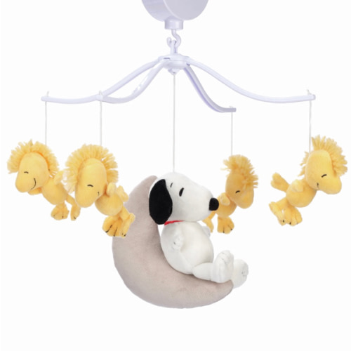 Snoopy Love Musical Baby Crib Mobile