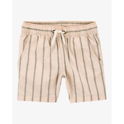Baby Striped Drawstring Shorts - Khaki - OshKosh | Carter's