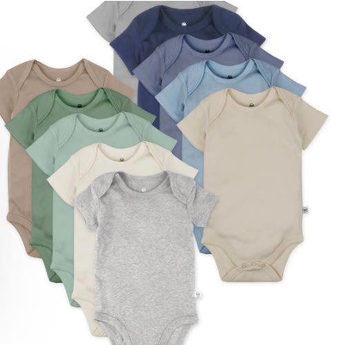 10-Pack Organic Cotton Short Sleeve Bodysuits | Honest Baby Clothing