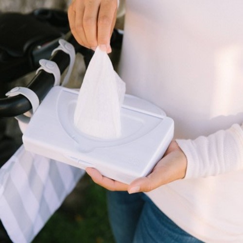 Ubbi On-the-Go Wipes Dispenser - White