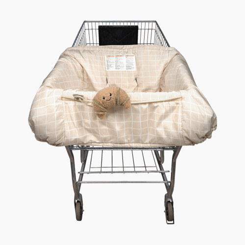 Boppy Shopping Cart Cover - Almond Croissant