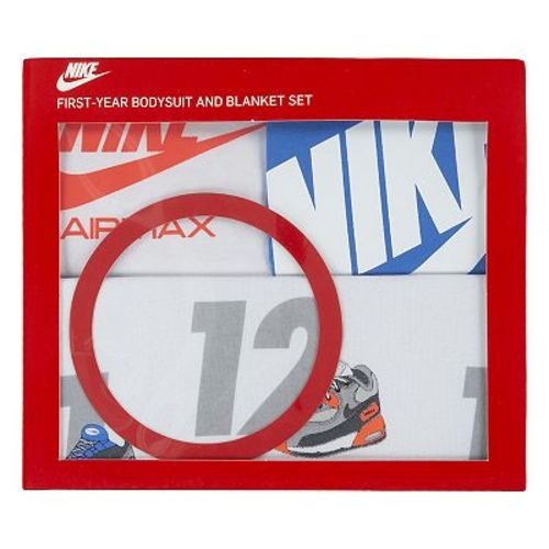 Baby Nike Sleep & Play Milestone Bodysuit Blanket 3-Piece Set
