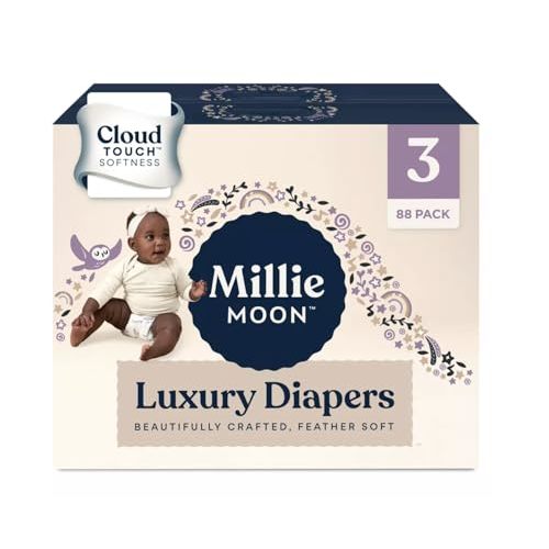 Millie Moon Luxury Diapers - Size 3 and Ct 88