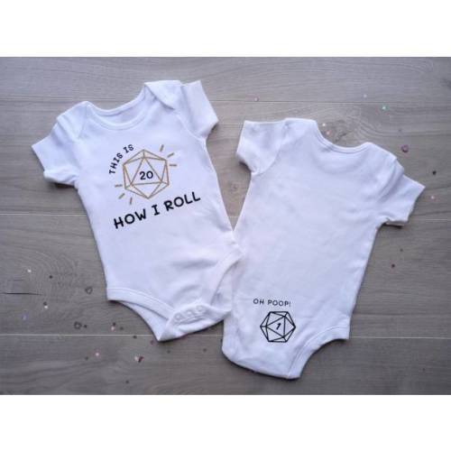 SweetHeart Designs D20 RPG/D&D-Themed Bodysuit