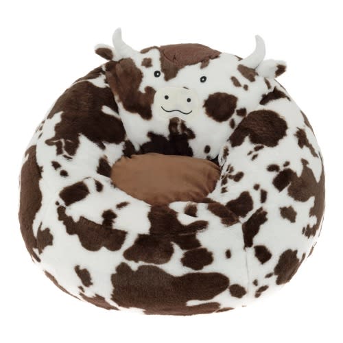 Kids' Highland Cow Plush Chair