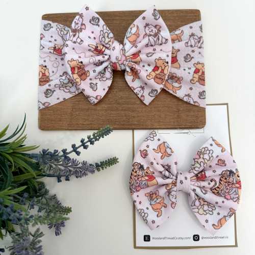 Winnie the Pooh Hair Bow