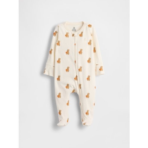 Baby Organic Cotton Footed One-Piece - NB Size