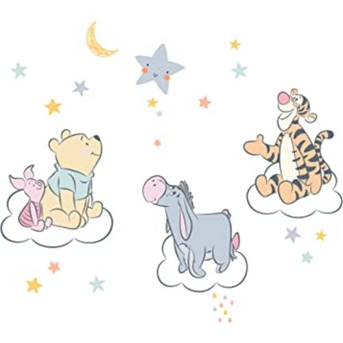 Lambs & Ivy Disney Baby Winnie The Pooh Hugs Piglet/Eeyore/Tigger Wall Decals