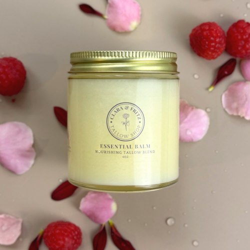 Essential Balm with Infused Calendula | Natural Skincare – Clara & Fritz Tallow Shop