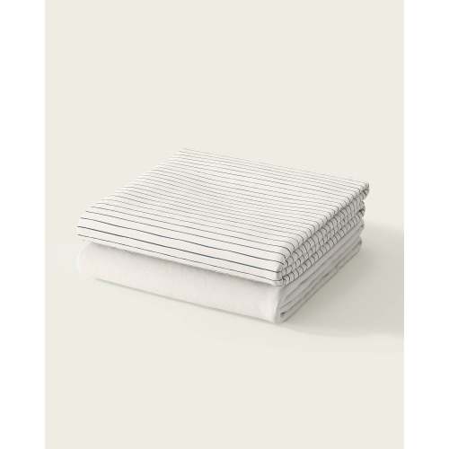 Stripes Sheet Set | Organic Crib Sheets | Nestig