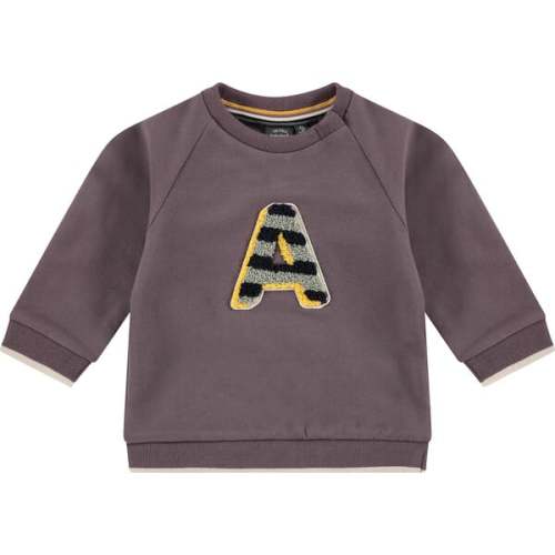 Sweatshirt, Embroidered "A" - Babyface | Maisonette