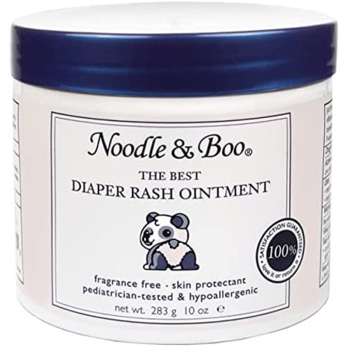 Noodle & Boo The Best Diaper Rash Ointment, Multi Purpose Baby Skin Care Zinc Oxide Ointment For Diaper Rash Prevention, Treatment & Relief, 10 Oz.