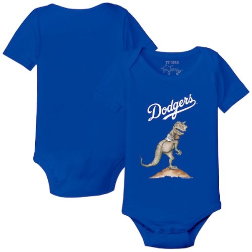Los Angeles Dodgers Tiny Turnip Infant TT Rex Bodysuit - Royal