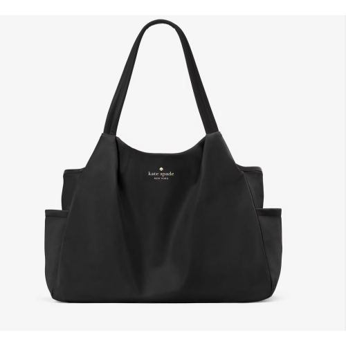 Kate Spade Chelsea Large Baby Diaper Bag Tote in Black with Changing Pad