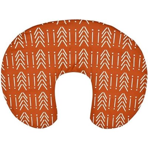 Nursing Pillow Cover, Breastfeeding Pillow Cover, Rust Nursing Pillow Cover, Breastfeeding Pillow Slipcover, Rust Nursery Decor, Soft Fits Snug On Infant