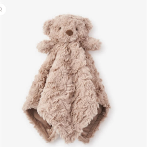 Plush Bear Baby Security Blanket