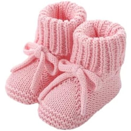 Infant Baby Boys Girls Knitted Booties Soft Sole First Walking Socks Winter Comfortable Warm Indoor Shoes 0-12M