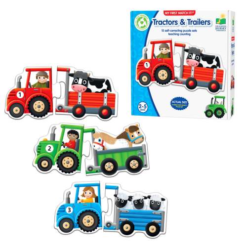 My First Match It! Tractors & Trailers