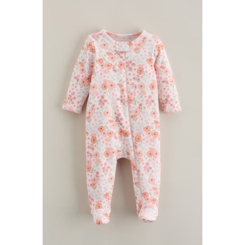 Print Cotton Footie, Newborn