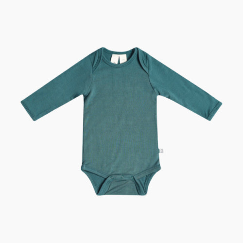 Kyte Baby Long Sleeve Bodysuit - Emerald, 3-6 M