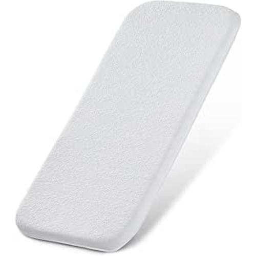 ANGELBLISS Bassinet Mattress Topper, Gel Memory Foam Mattress with Removable Cover Fit for Cradle and Moses Basket (32" x 16"), Waterproof Breathable Soft Bassinet Mattress