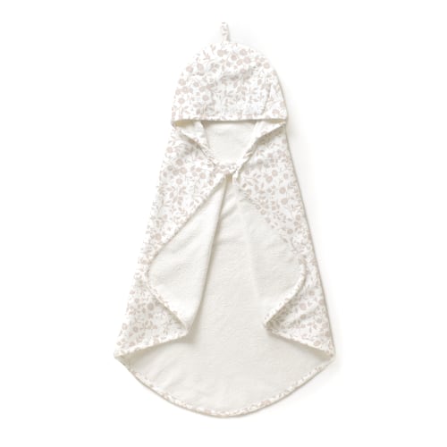 Organic Baby Hooded Towel - Gardenia