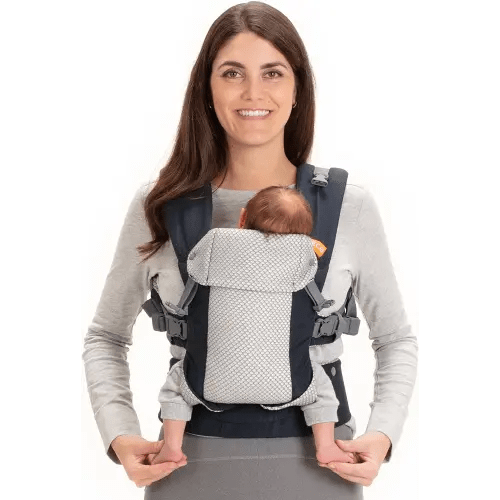 Beco Gemini Baby Carrier - Cool Mesh Navy, Sleek and Simple 4-in-1 All Position Backpack Style Sling for Holding Babies, Infants and Child from 7-35 lbs Certified Ergonomic
