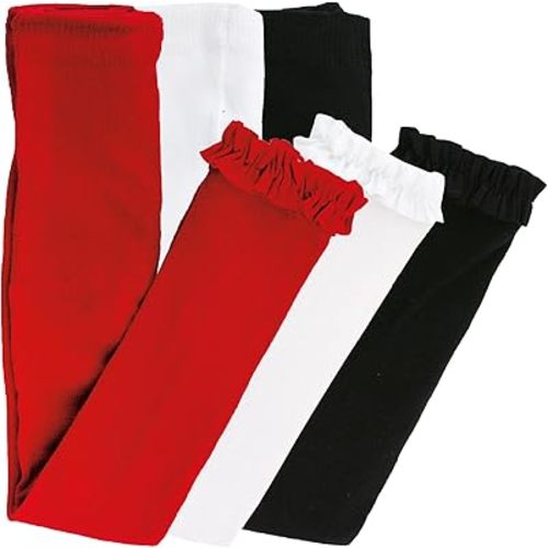 RuffleButts Baby/Toddler Girls Footless Ruffled Tights