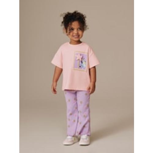Buy Pink Bluey Short Sleeve T-Shirt and Flare Set (3mths-7yrs) from Next USA