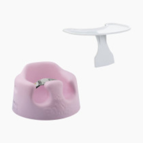 Bumbo Floor Seat & Play Tray Bundle - Cradle Pink