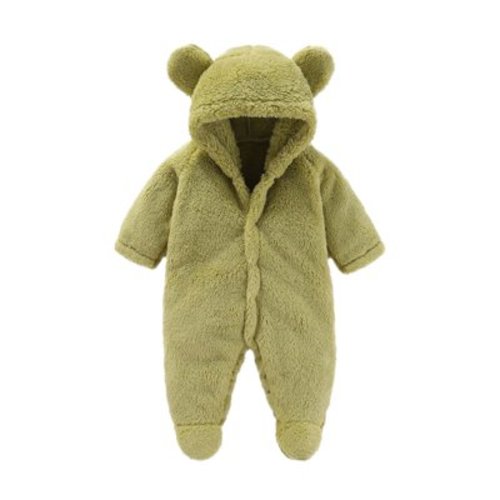 2024 New Baby Footie 24 Month Boy Clothes Snowsuit Winter Onesie Cartoon Baby Romper Shorts Bear Warm Hooded Outfits Summer Boy Clothes For Girls Boys Easter Shirt Baby Boy 18 Months