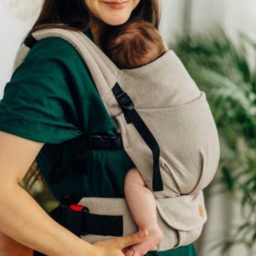 LennyLight Carrier, Standard Size, broken-twill weave 100% cotton - PEANUT BUTTER