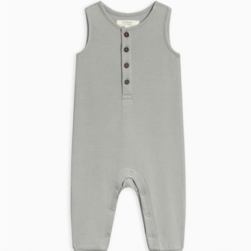 Wade Waffle Tank Romper - 6-12 months