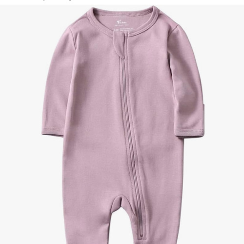 O2 BABY Baby Boys Girls Organic Cotton Zip-Front Sleeper Pajamas, Footed Sleep 'n Play