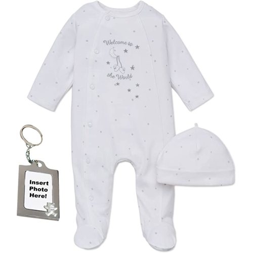 Little Me Mini Heart Layette Set, Pink, Newborn - Cream