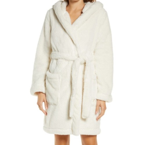 UGG Aarti Faux Shearling Hooded Robe
