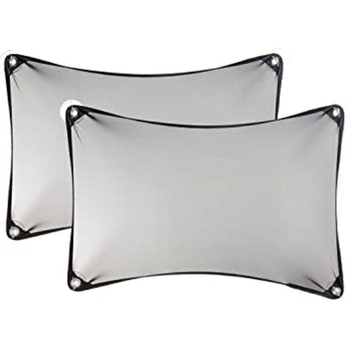 Dreambaby Adjusta-Car Stretch-It Shape-It Fit-It Door Window Sun Visor Cover Screen Shade Cling UV Ray Protection (2 Pack)