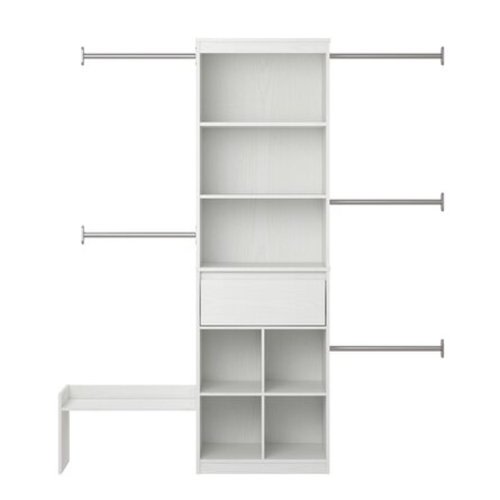 Max & Finn Grow With Me 69.89" W - 95.44" W Closet System Reach-In Sets | Wayfair